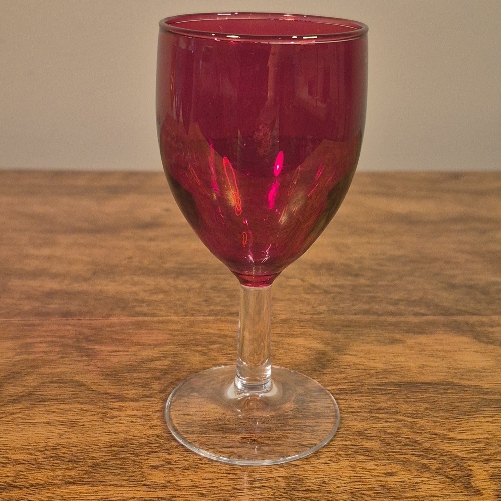 VINTAGE Multicolor Iridescent Wine Glasses, Set of 5 - Picture 3 of 16